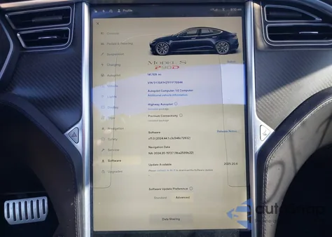 2015 Tesla Model S 70D/85D/P85D from USA, damaged, VIN 5YJSA1H21FFP76844